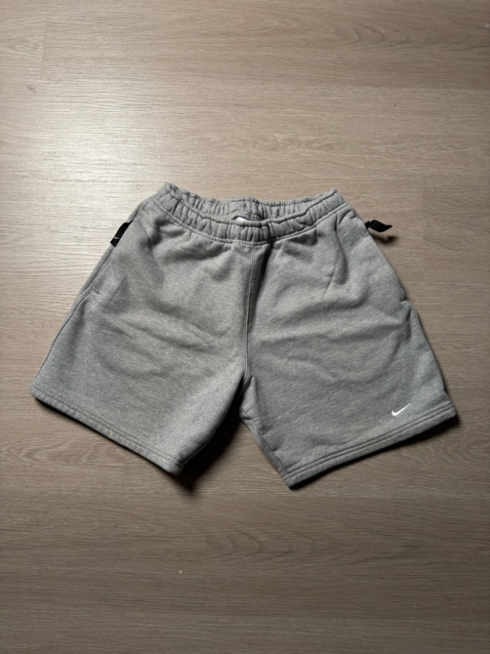 Nike Lab Light Gray Fleece Sweatshorts